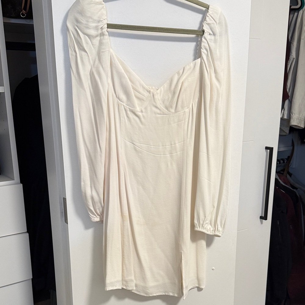 Wilfred Cream Mini Dress